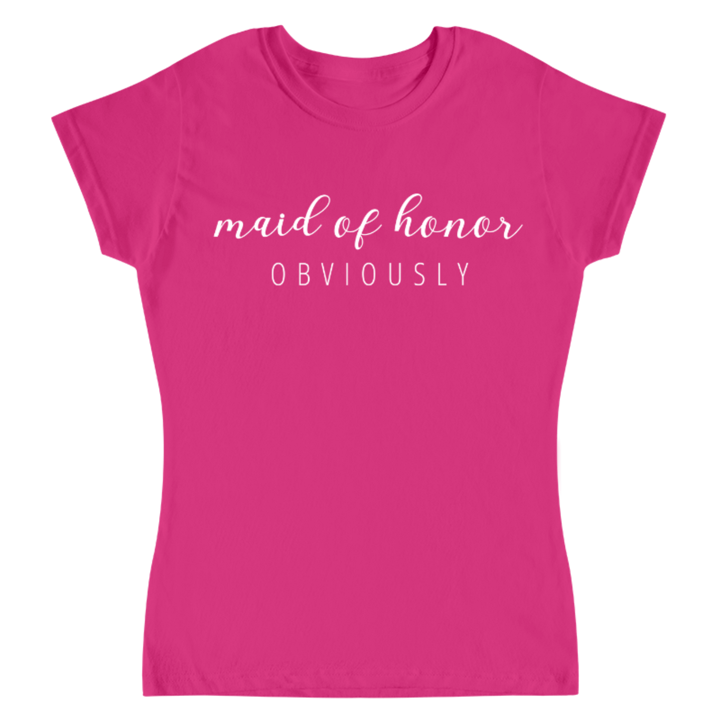 camiseta rosa dama de honor
