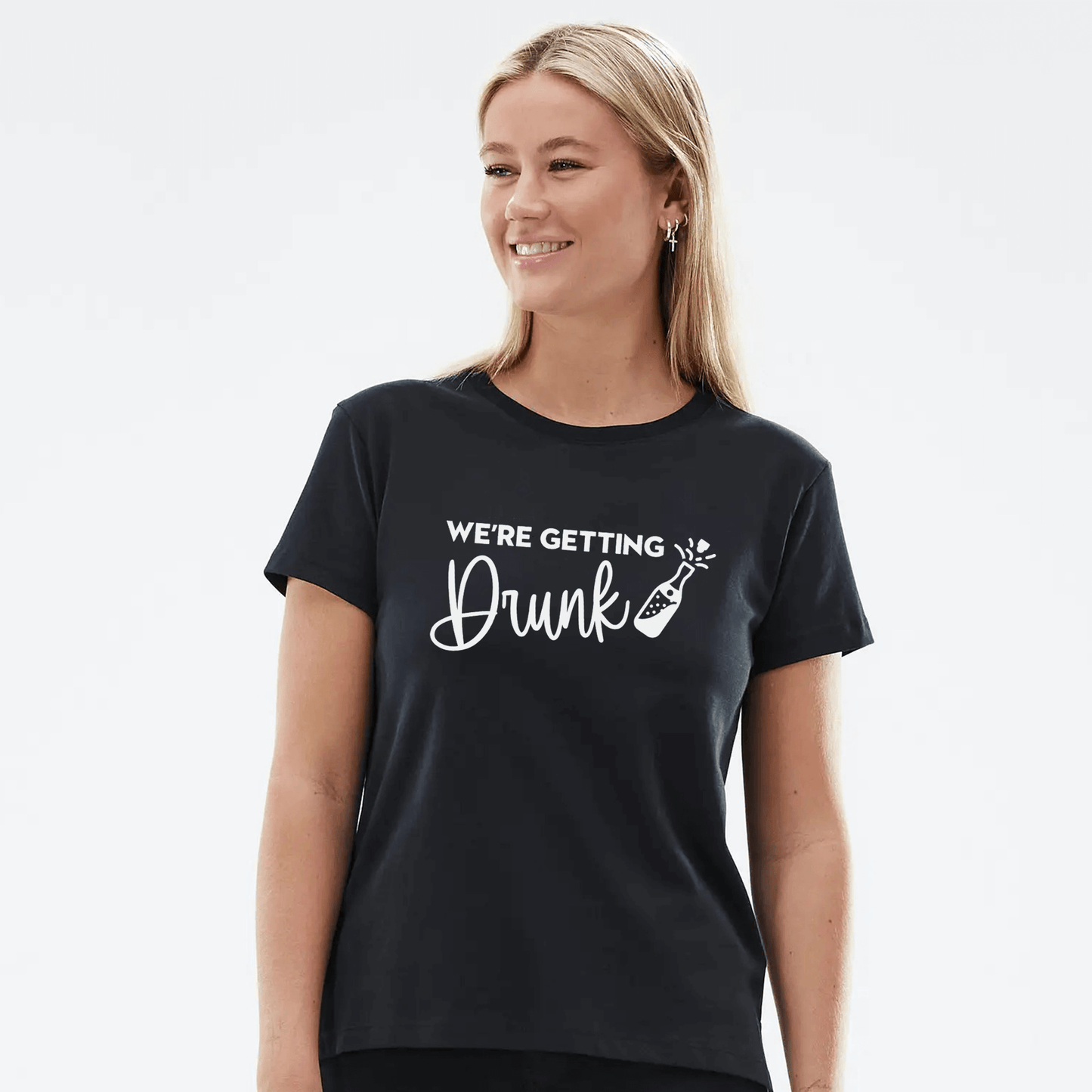 Playera Silhouette | Despedida de Soltera - We are getting drunk