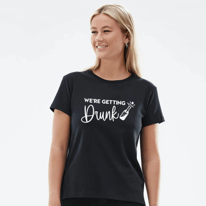 Playera Silhouette | Despedida de Soltera - We are getting drunk