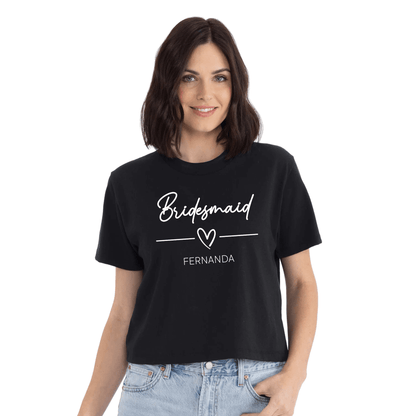 Playera Silhouette | Despedida de Solera - Bridesmaid heart