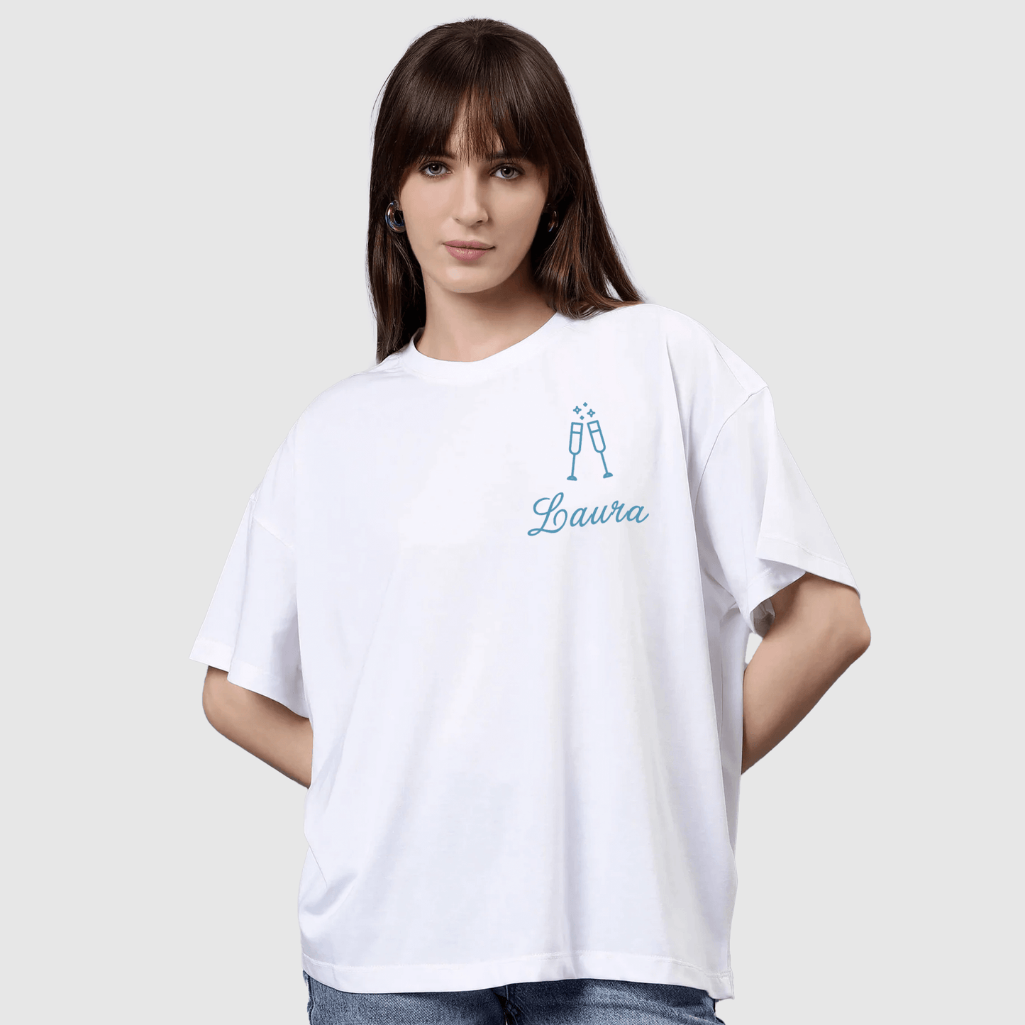 Playera Oversize | Despedida de Soltera - Last Toast on the Coast Personalizable