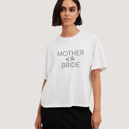 Playera Oversize | Despedida de Soltera - Mother of the Bride Monocromático