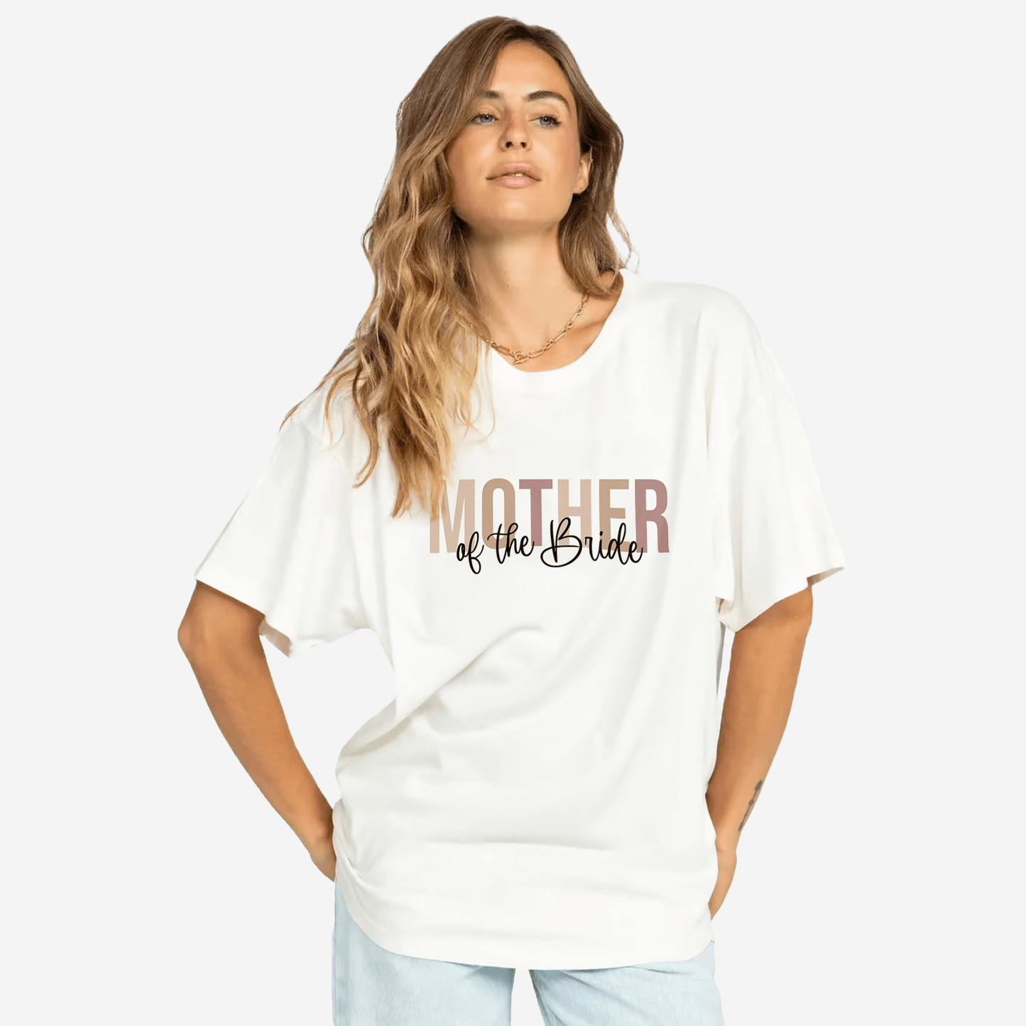 Playera Oversize | Despedida de Soltera - Mother of the Bride Color