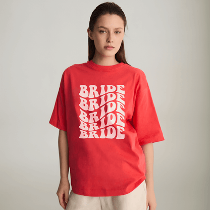 playera novia roja para despedida de soltera
