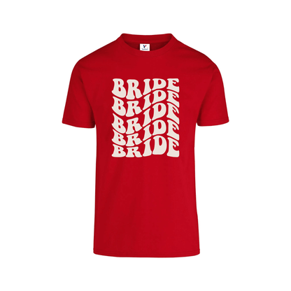 playera novia roja para despedida de soltera