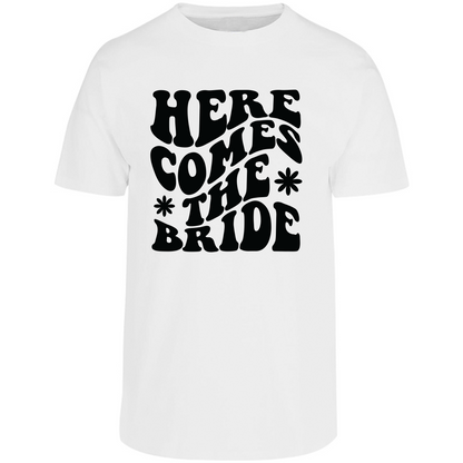 Playera Oversize | Despedida de Soltera - Here comes the bride