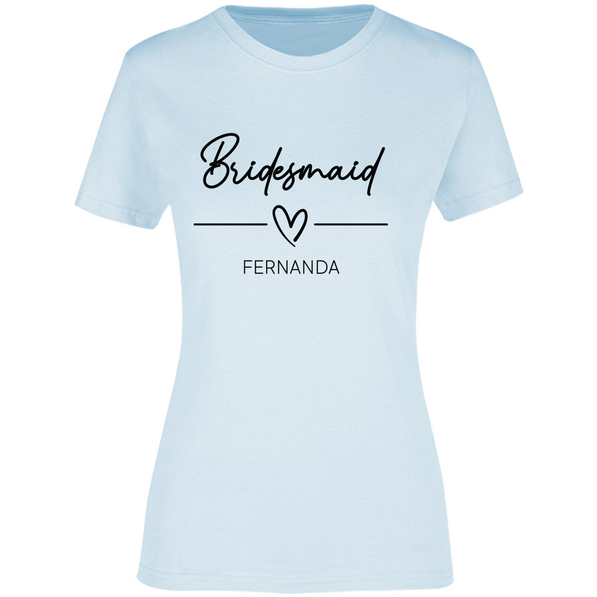 Playera Silhouette | Despedida de Solera - Bridesmaid heart