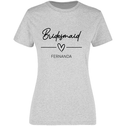Playera Silhouette | Despedida de Solera - Bridesmaid heart