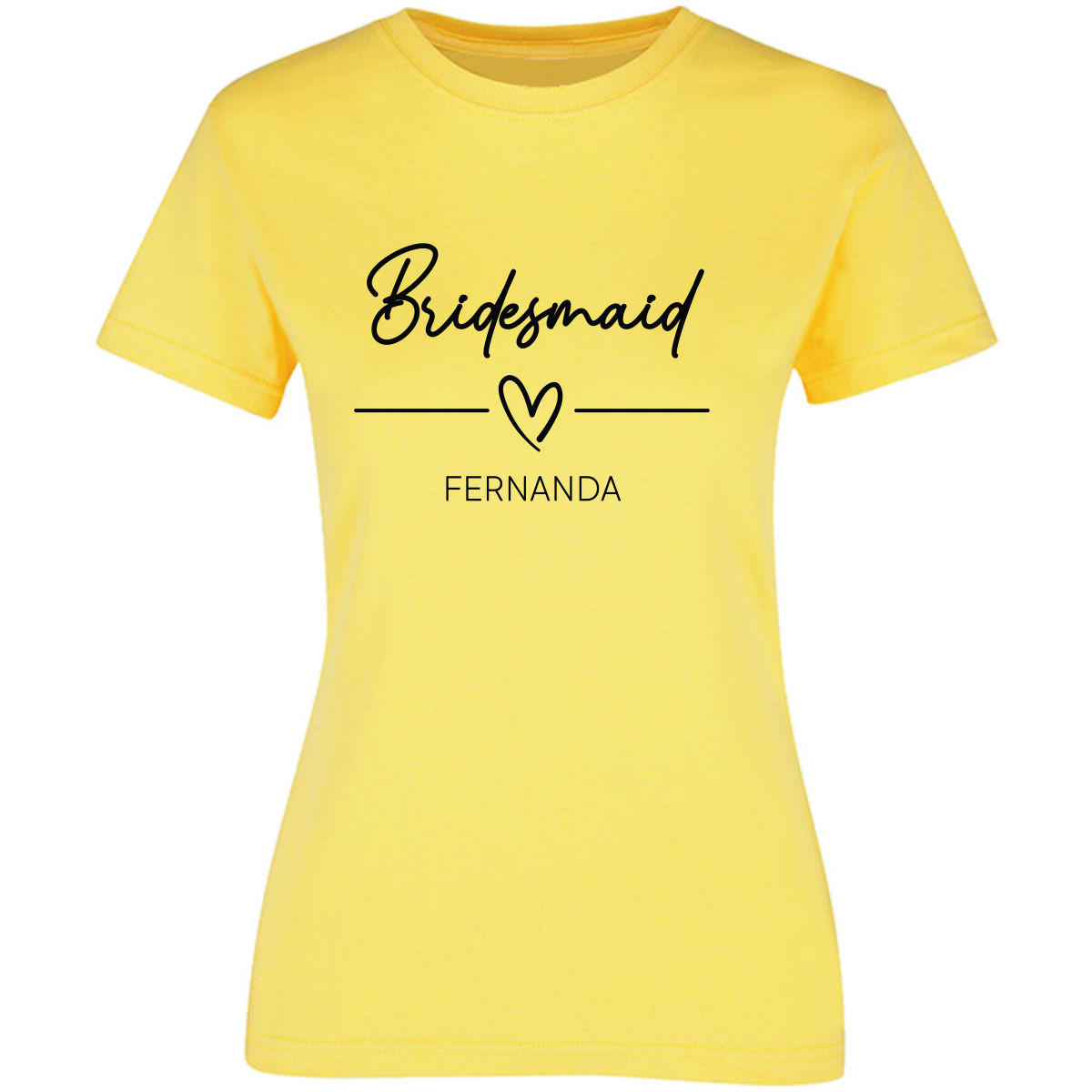 Playera Silhouette | Despedida de Solera - Bridesmaid heart