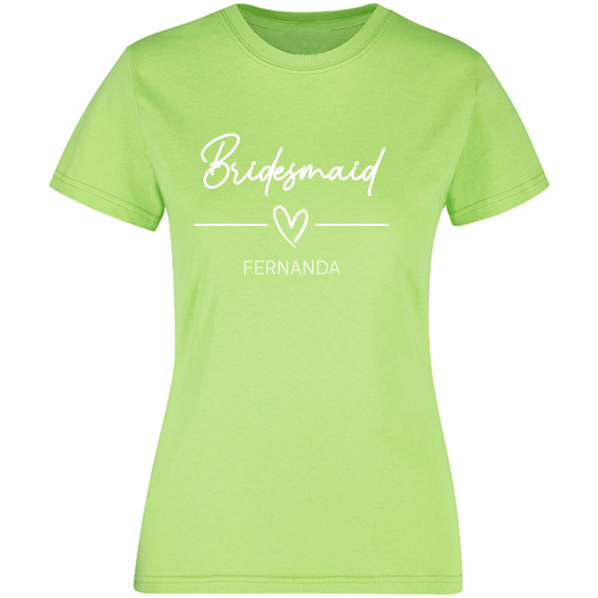 Playera Silhouette | Despedida de Solera - Bridesmaid heart