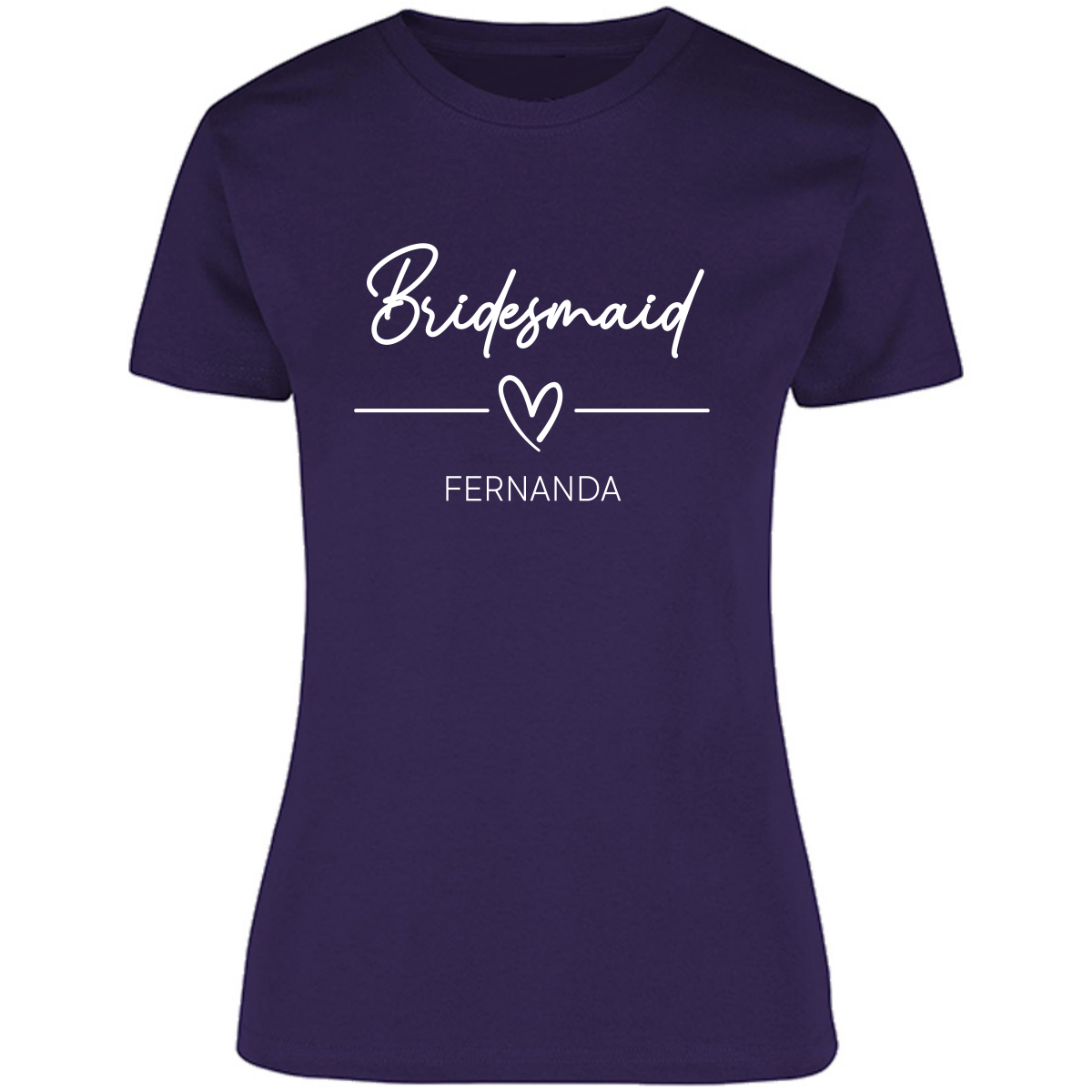 Playera Silhouette | Despedida de Solera - Bridesmaid heart