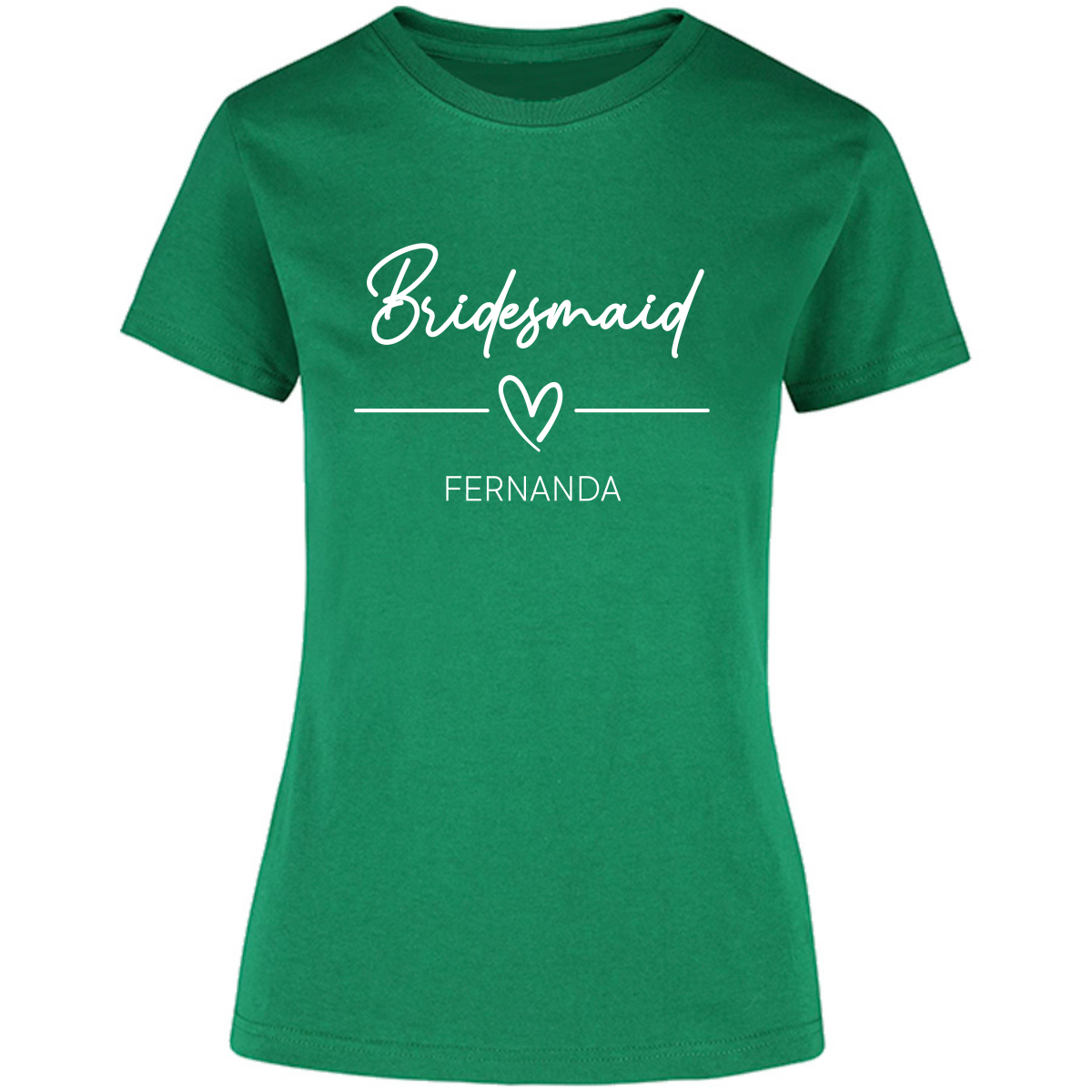 Playera Silhouette | Despedida de Solera - Bridesmaid heart