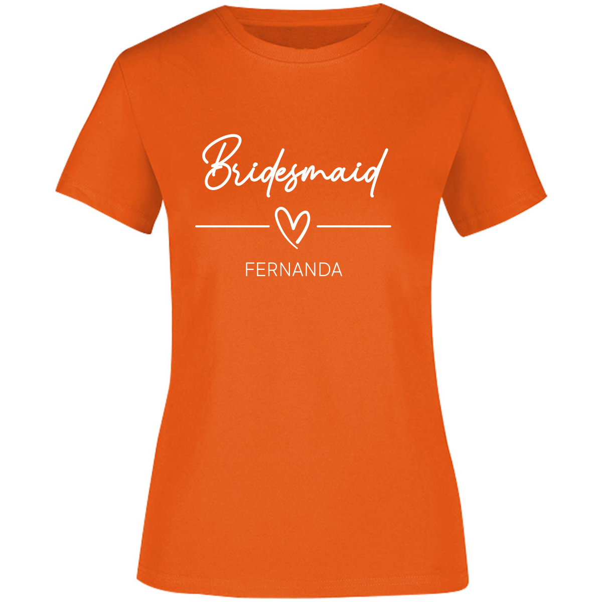 Playera Silhouette | Despedida de Solera - Bridesmaid heart