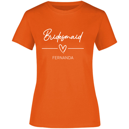 Playera Silhouette | Despedida de Solera - Bridesmaid heart