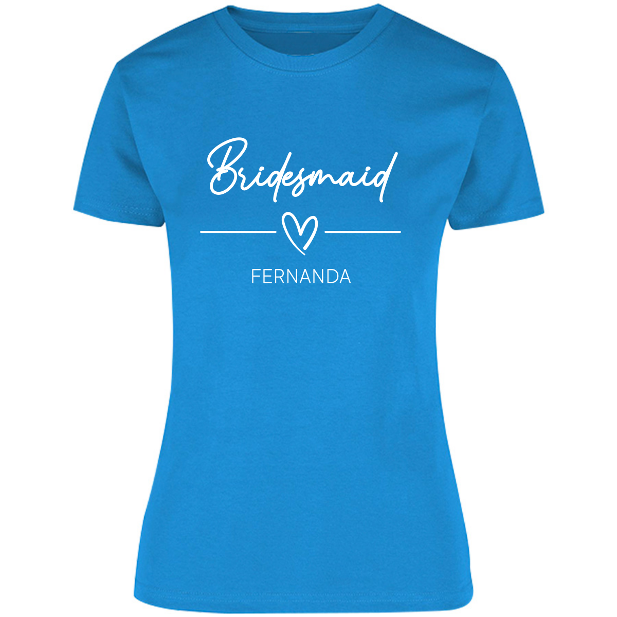 Playera Silhouette | Despedida de Solera - Bridesmaid heart