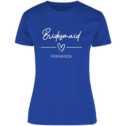 Playera Silhouette | Despedida de Solera - Bridesmaid heart