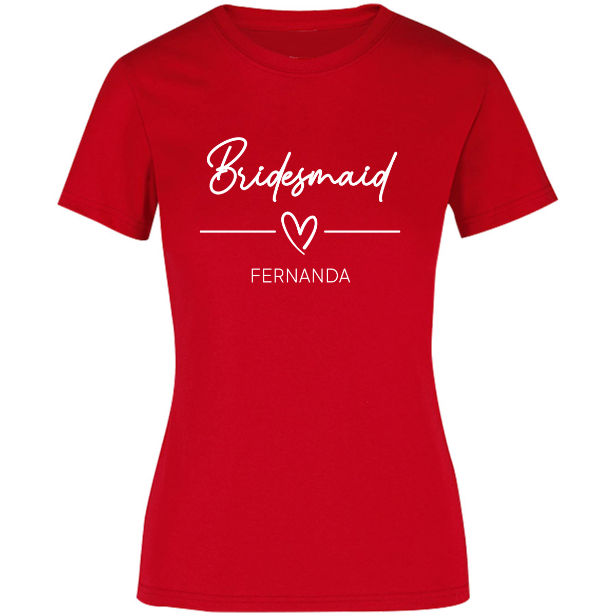 Playera Silhouette | Despedida de Solera - Bridesmaid heart