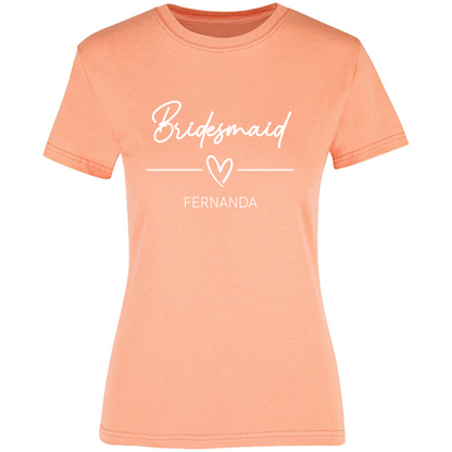 Playera Silhouette | Despedida de Solera - Bridesmaid heart