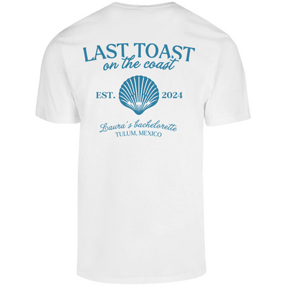Playera Oversize | Despedida de Soltera - Last Toast on the Coast Personalizable