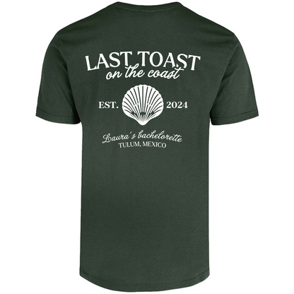 Playera Oversize | Despedida de Soltera - Last Toast on the Coast Personalizable