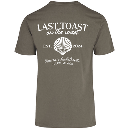 Playera Oversize | Despedida de Soltera - Last Toast on the Coast Personalizable