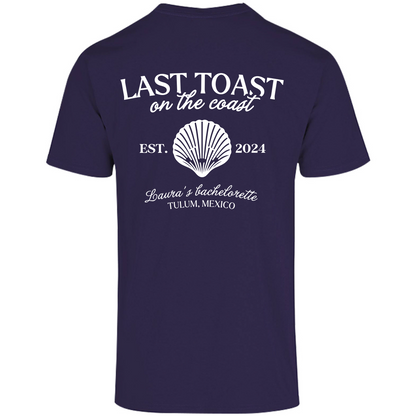 Playera Oversize | Despedida de Soltera - Last Toast on the Coast Personalizable