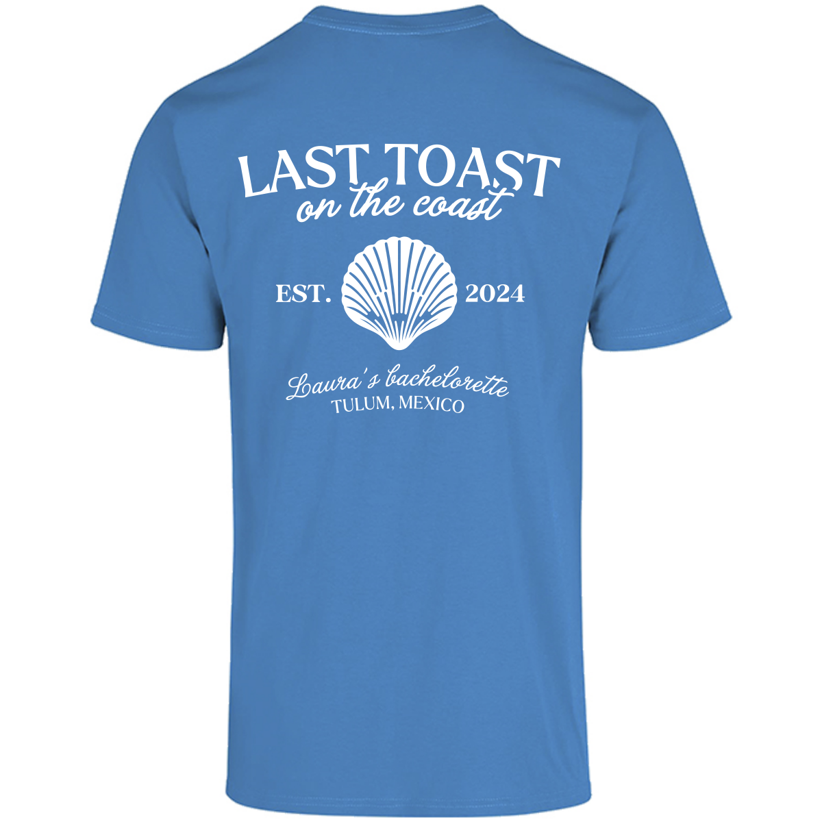 Playera Oversize | Despedida de Soltera - Last Toast on the Coast Personalizable