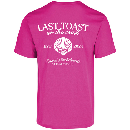 Playera Oversize | Despedida de Soltera - Last Toast on the Coast Personalizable