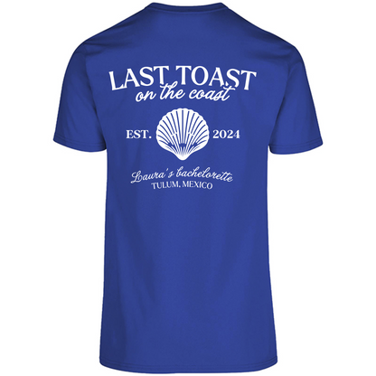 Playera Oversize | Despedida de Soltera - Last Toast on the Coast Personalizable
