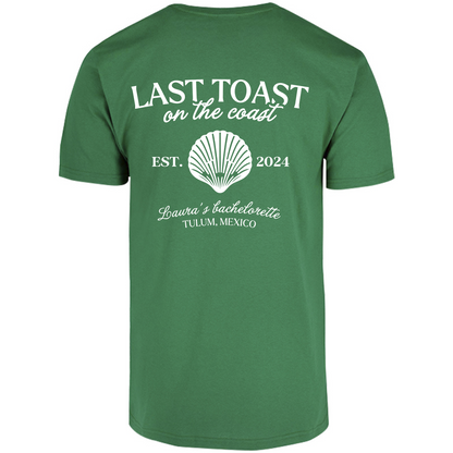 Playera Oversize | Despedida de Soltera - Last Toast on the Coast Personalizable