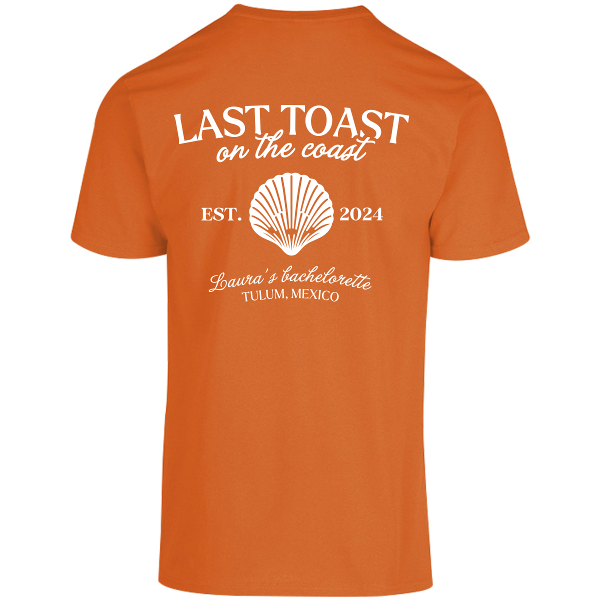 Playera Oversize | Despedida de Soltera - Last Toast on the Coast Personalizable