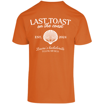 Playera Oversize | Despedida de Soltera - Last Toast on the Coast Personalizable