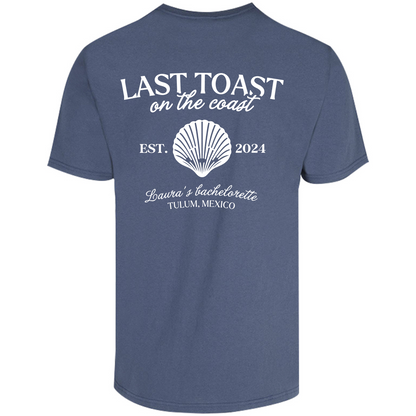 Playera Oversize | Despedida de Soltera - Last Toast on the Coast Personalizable