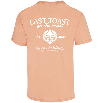Playera Oversize | Despedida de Soltera - Last Toast on the Coast Personalizable