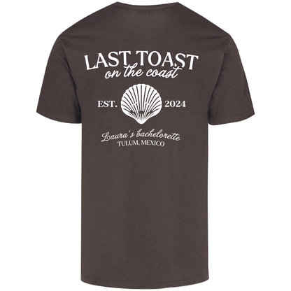 Playera Oversize | Despedida de Soltera - Last Toast on the Coast Personalizable