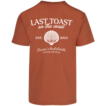 Playera Oversize | Despedida de Soltera - Last Toast on the Coast Personalizable