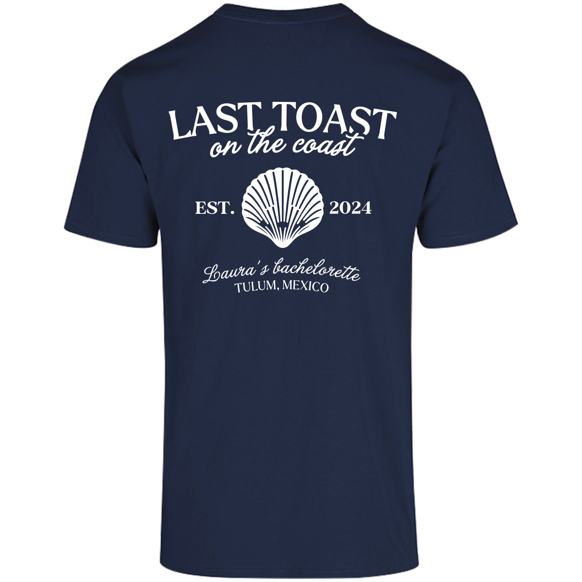 Playera Oversize | Despedida de Soltera - Last Toast on the Coast Personalizable