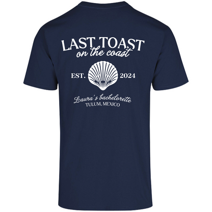 Playera Oversize | Despedida de Soltera - Last Toast on the Coast Personalizable