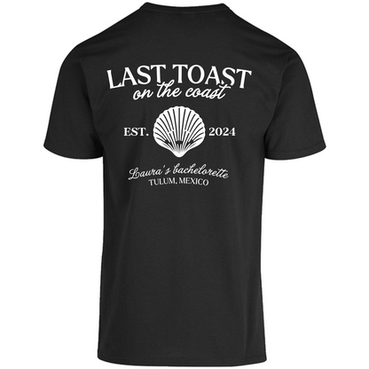 Playera Oversize | Despedida de Soltera - Last Toast on the Coast Personalizable