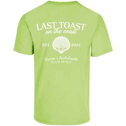 Playera Oversize | Despedida de Soltera - Last Toast on the Coast Personalizable