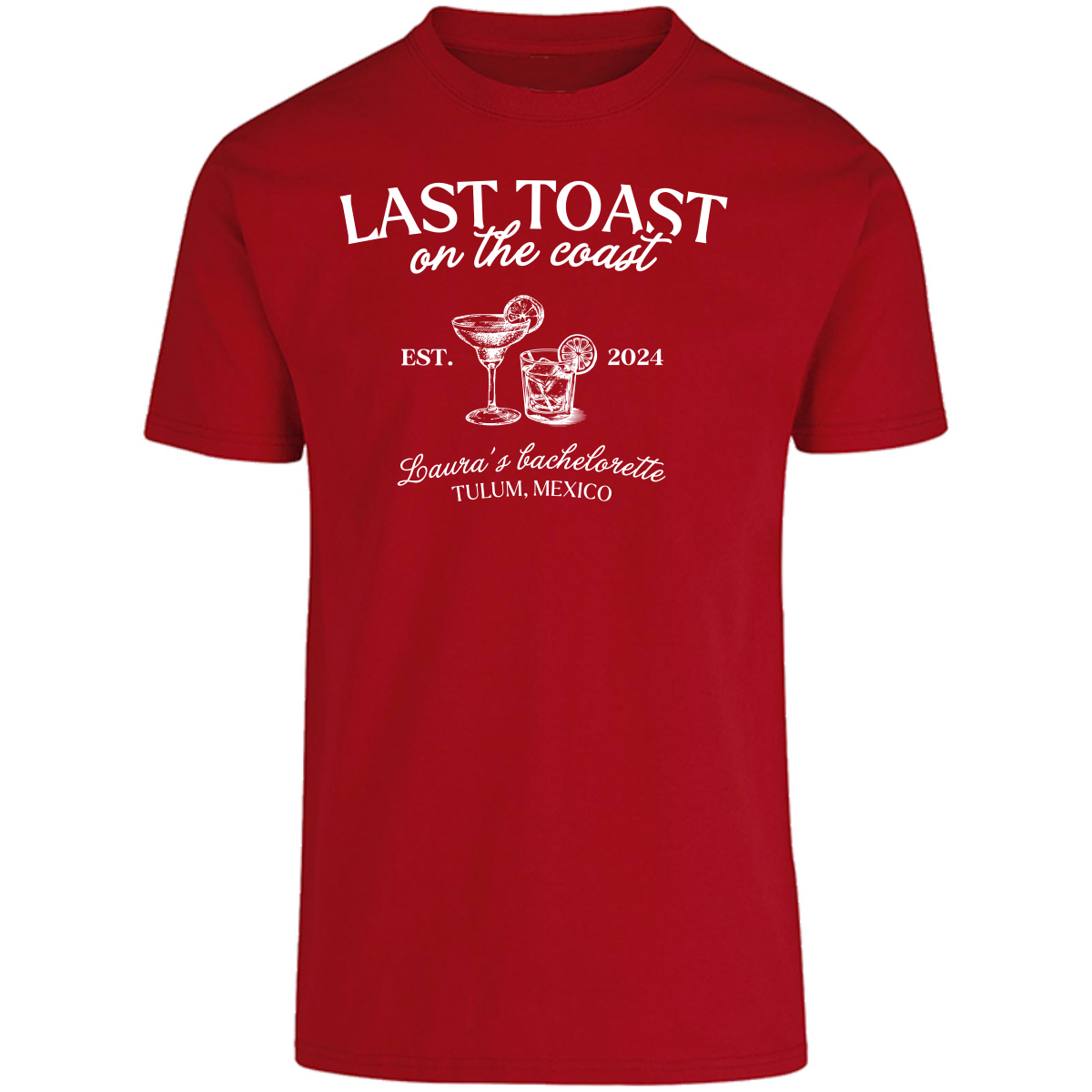 Playera Oversize | Despedida de Soltera - Last Toast on the Coast