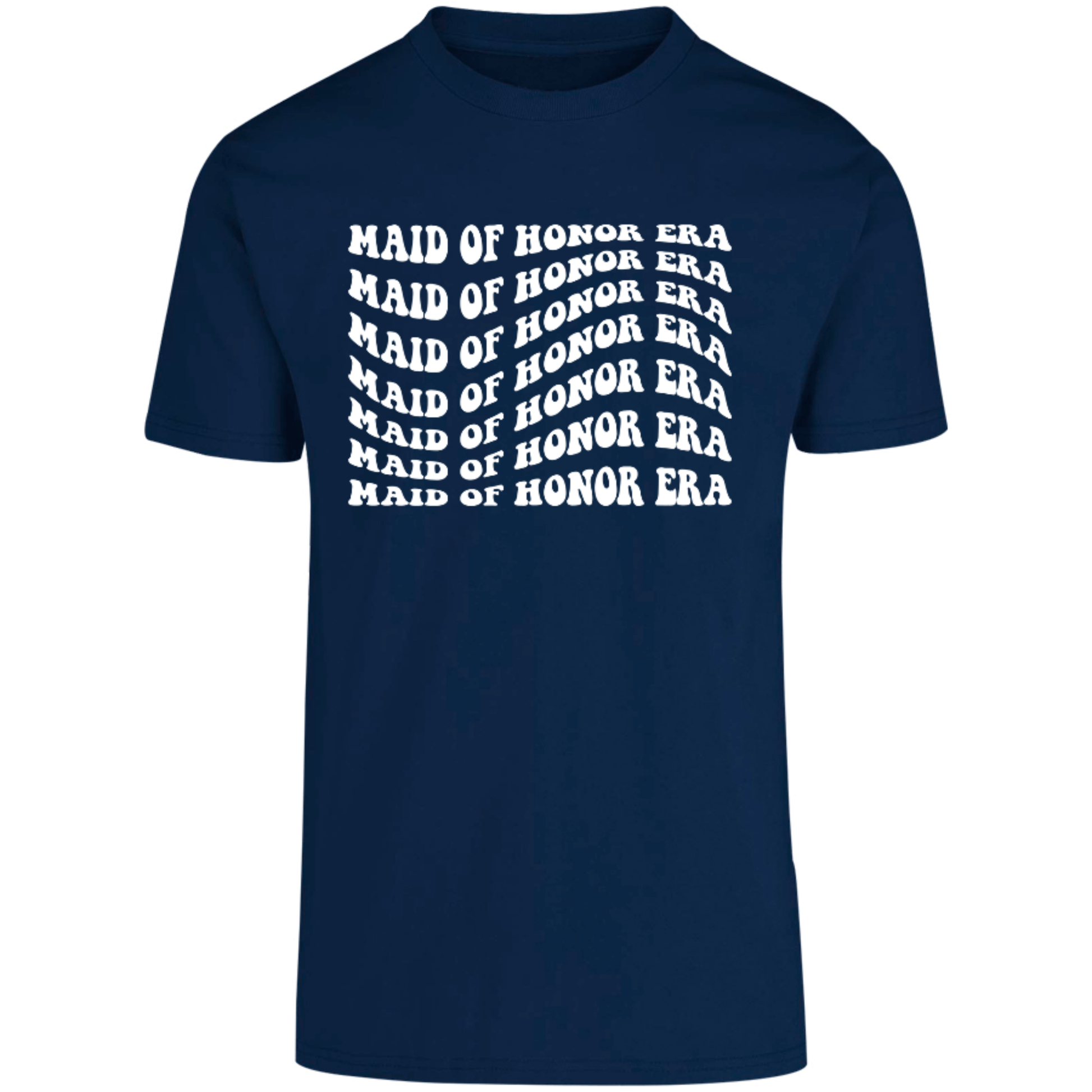 camiseta azul marino dama de honor