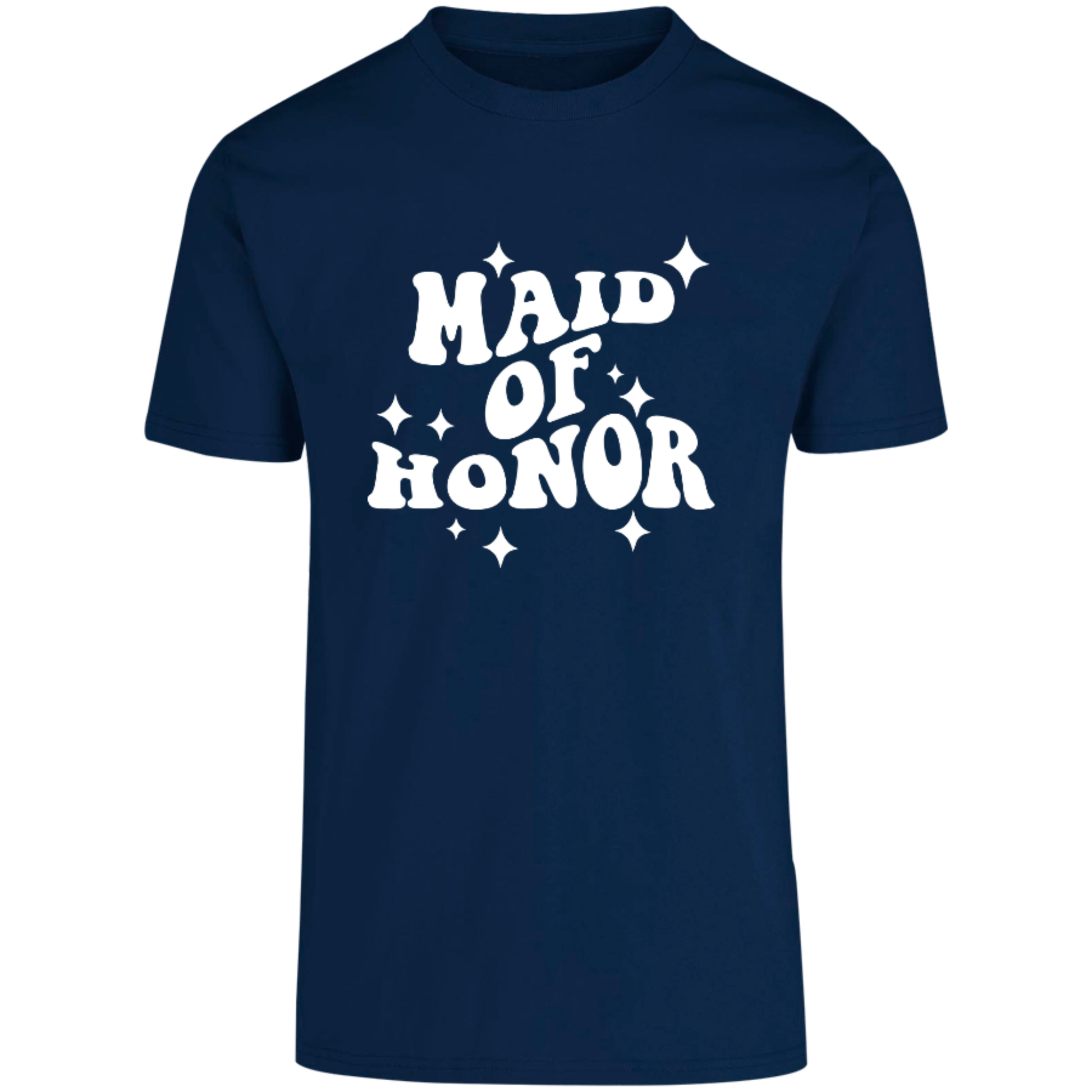 camiseta azul marino dama de honor