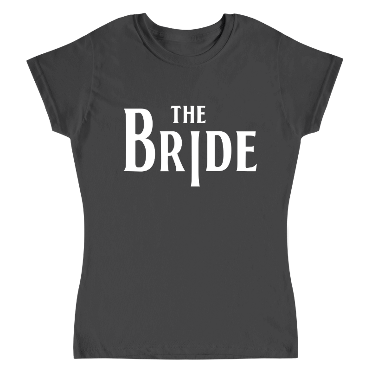 playera gris oscuro para novia despedida de soltera
