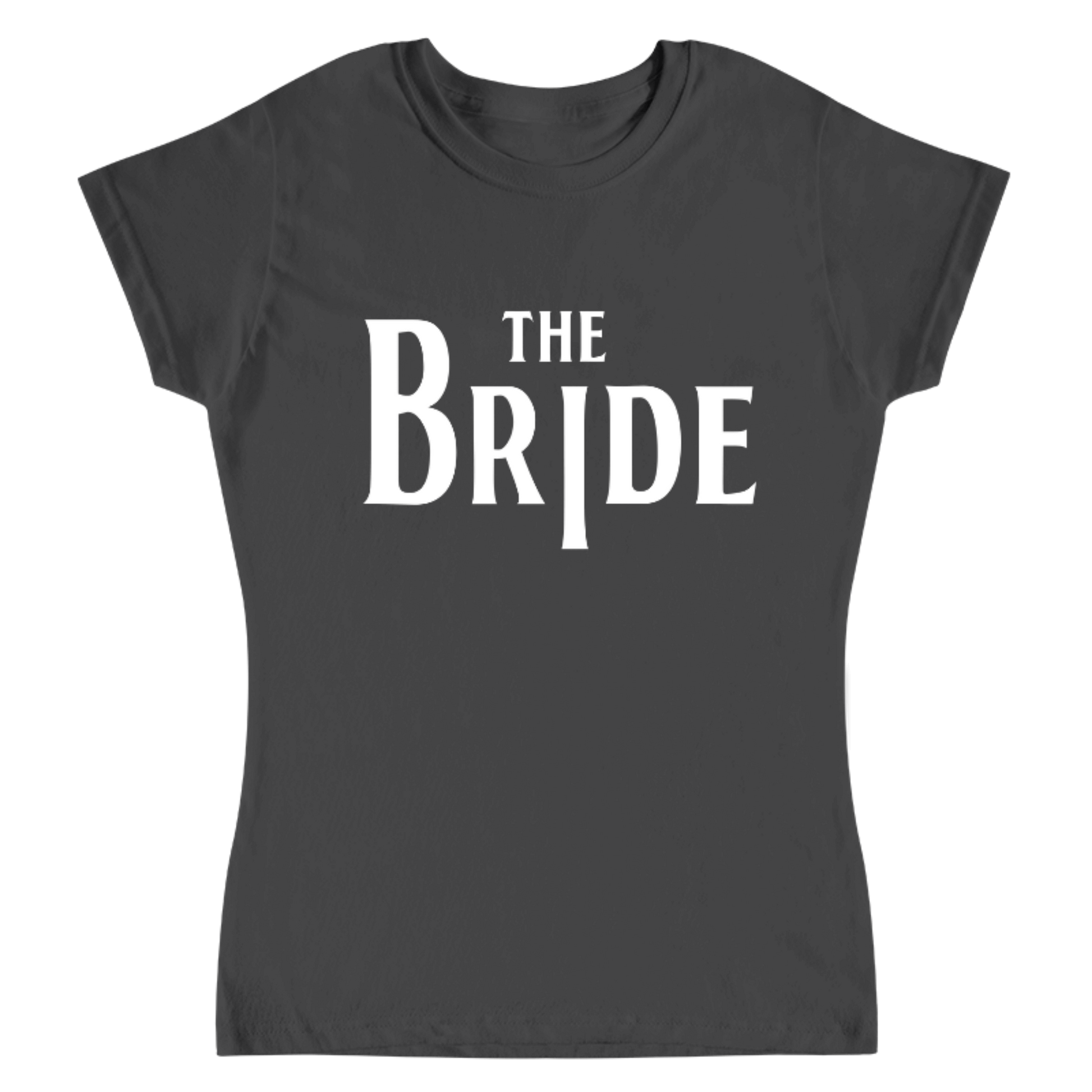 playera gris oscuro para novia despedida de soltera