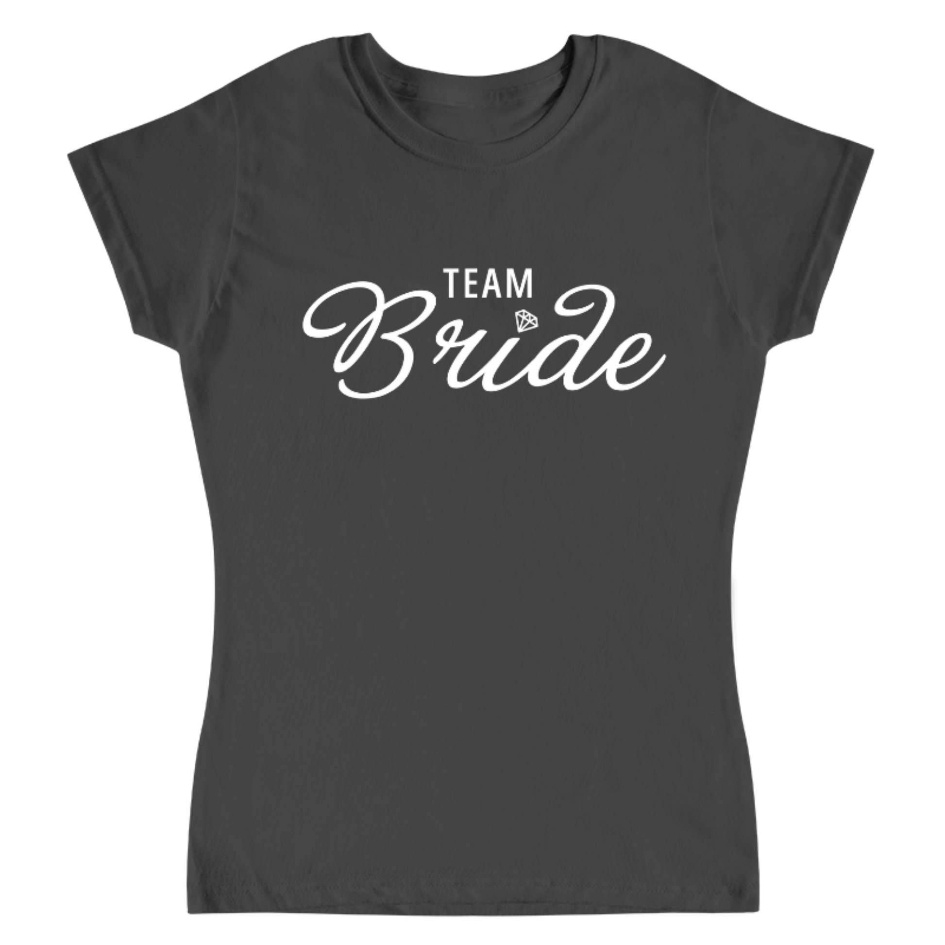 camiseta gris oscuro despedida de soltera