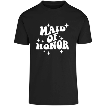 camiseta negra dama de honor