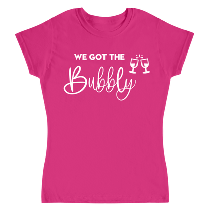 camiseta rosa para despedida de soltera