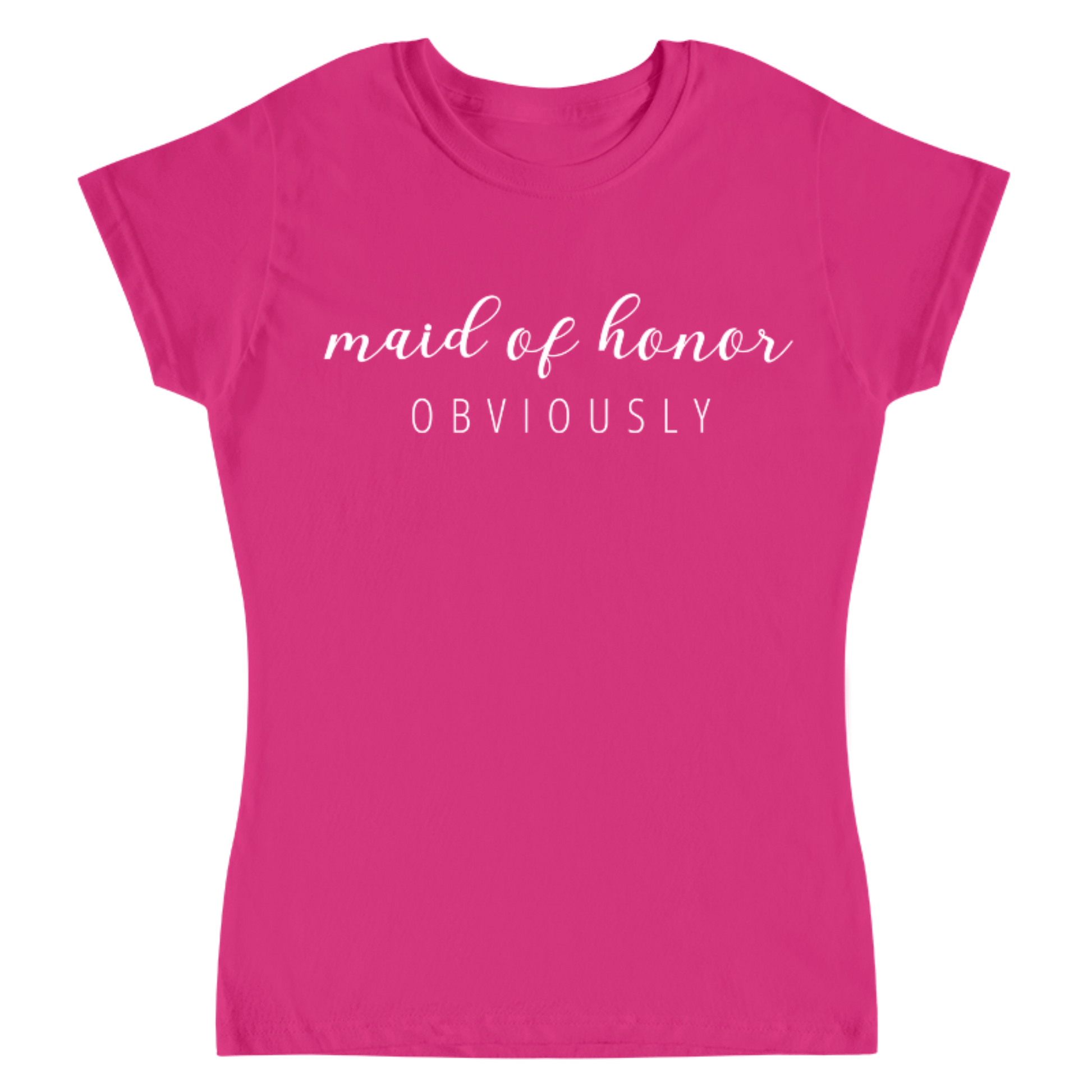 camiseta rosa dama de honor