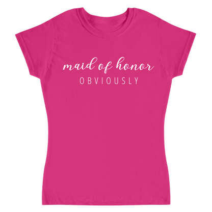 camiseta rosa dama de honor